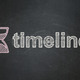 25850774 timeline concept hourglass icon and text timeline on black chalkboard  3d render