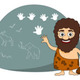 Tn prehistory caveman writings on wall clipart 65