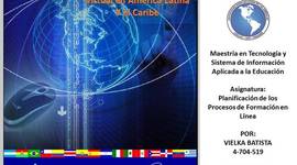 Timeline: EVOLUCIÓN DE LA EDUCACIÓN VIRTUAL EN AMÉRICA LATINA Y EL CARIBE POR VIELKA M BATISTA M. 4-704-519