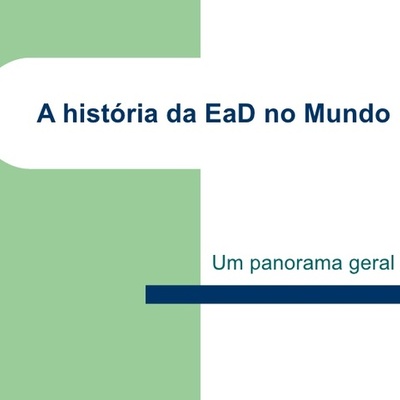 Timeline: História da Educação a Distância no Brasil e no mundo.