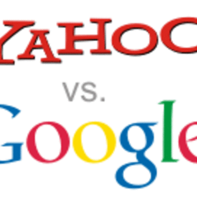 Timeline: Yahoo vs. Google (all information from Wikipedia Timelines)