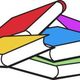 Pile of books book pile clip art image bunch of colorful books