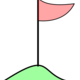 Golf flag clip art free clipart images