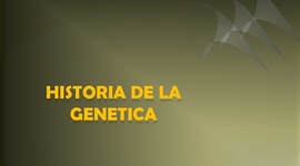 Timeline: Línea de tiempo sobre la historia de la Genética