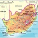 Map south africa geographical
