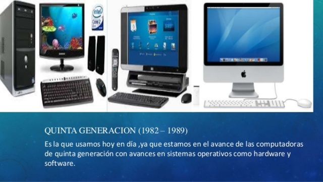 Generaciones de las computadoras timeline | Timetoast timelines