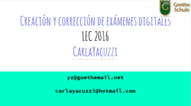 Timeline: Creación y corrección de exámenes digitales LEC 2016