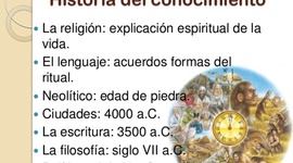 Timeline: HISTORIA DEL CONOCIMIENTO