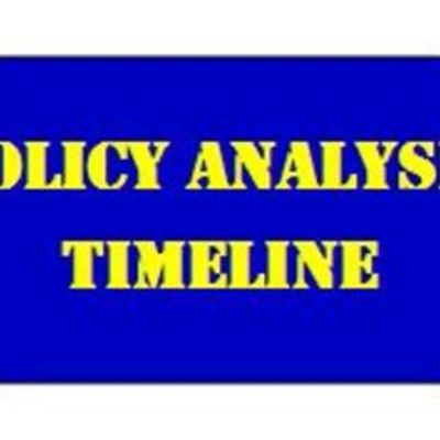 Timeline: Policy Analysis Timeline