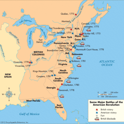 Timeline: Noah Velinsky, 4b, Revolutionary War Map