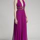 364 vestido de fiesta color purpura