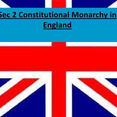 Timeline:  How did England become a Constitutional Monarchy?