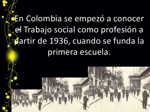 Linea del tiempo sobre la historia del trabajo social