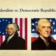 Federalists vs democratic republicans n
