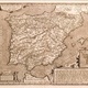 Mapa de españa titulado hispania veteris descriptio 1586