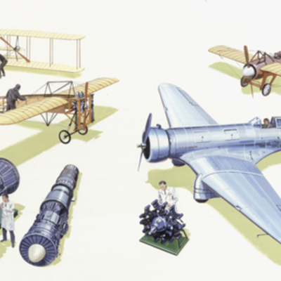 Timeline: Evolution of an Airplane