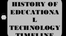 Timeline: Development of technology in Education