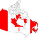 Carte drapeaux canada