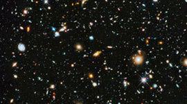 Timeline: Linea temporal: Història de la visió de l'Univers