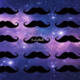 Galaxia moustache galaxy bigote hipster