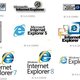 Internet explorer logotipos