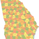 Georgia map