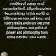 Plato philosopher there will be no end to the troubles of states or