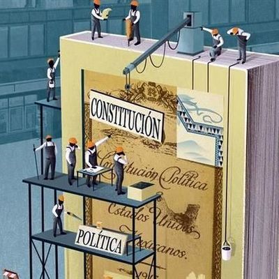 Timeline: Proceso de construcción del desarrollo y consolidación de la Constitución en México