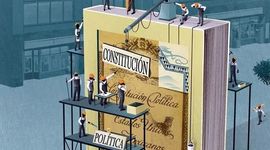 Timeline: Proceso de construcción del desarrollo y consolidación de la Constitución en México