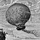 Mongolfier brothers' hot air balloon from 1783
