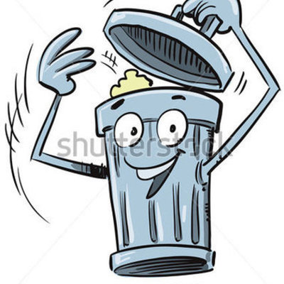 Timeline: Caneca de basura luminosa