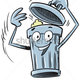 Cartoon trash can 177155534