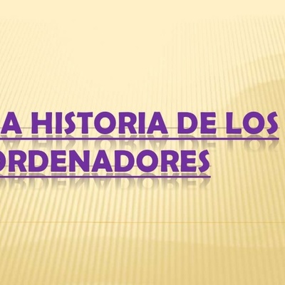 Timeline: Historia de los ordenadores