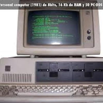 Timeline: Martinez Aguilar Araceli Victoria y Sanchez Montoya Ximena 435, historia de las computadoras.