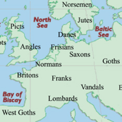 Timeline: Germanic tribes