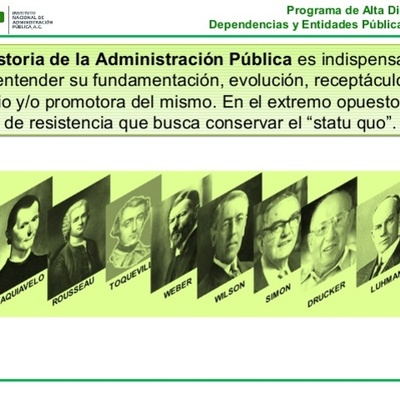 Timeline: Historia de la Adminstración Publica Federal