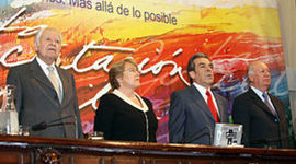 Timeline: Cronologia historica de la "Concertación de partidos por la democracia"