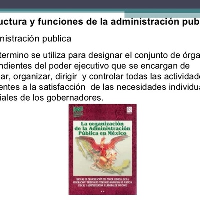 Timeline: La Administración Pública: Estructura y Funciones