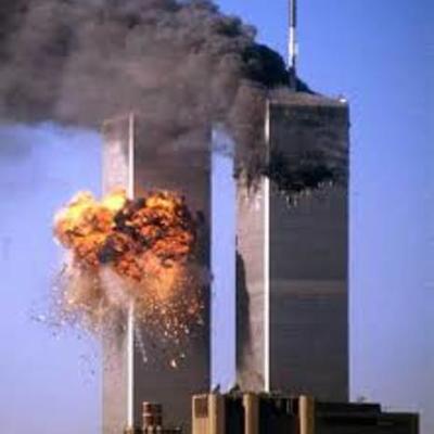Timeline: 9/11- Terrorist seize passenger planes and crash them into many locations, the most famous of which is the Twin Towers.
