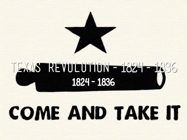 The Road to the Texas Revolution timeline Timetoast