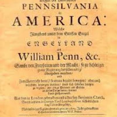 Timeline: william johnson william penn established pennsylvania 1681-1682