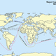World major explorations map