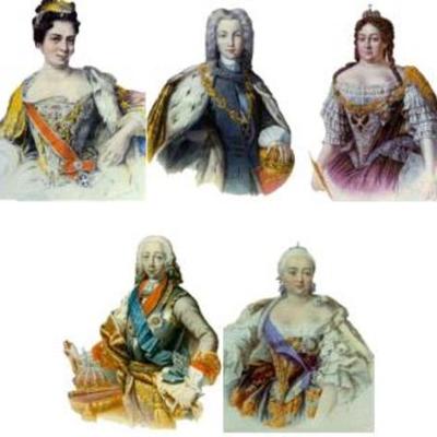 Timeline: Эпоха дворцовых переворотов