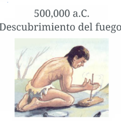 Timeline: Alimentación en el tiempo