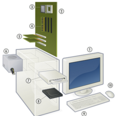 Timeline: Partes de la Computadora