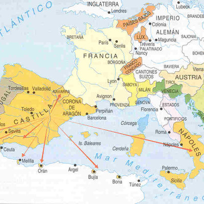 Timeline: Los Reyes Católicos y la España del S.XVI