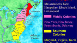 Timeline: The Thirteen Colony's