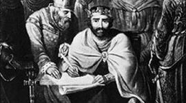Timeline: 1215 Abuses by England’s King John cause a revolt by nobles, who compel him to recognize rights for both. This document, known as the Magna Carta, establishes a framework for future documents such as the Declaration of Independence and the Bill of Rights.