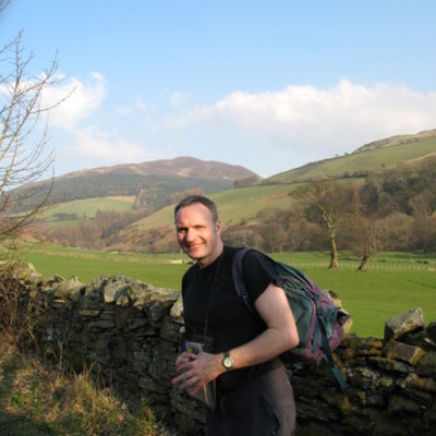 Timeline: Nick hiking near Rannerdale Farm.  June 13, 2008