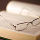 Glasses and books